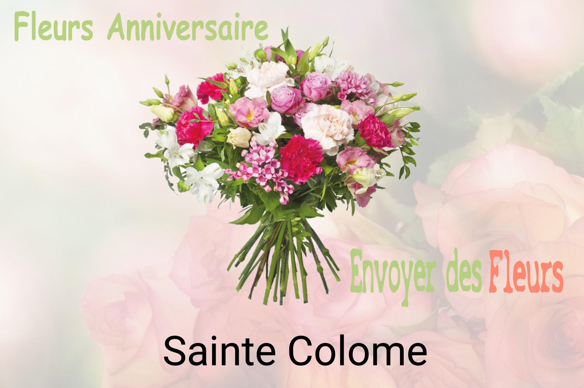 Bouquet de fleurs d’anniversaire livré à Sainte-Colome